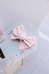 Kız Bebek Hediye Seti - Yenidoğan Hediyesi - Bej Pembe Çizgili