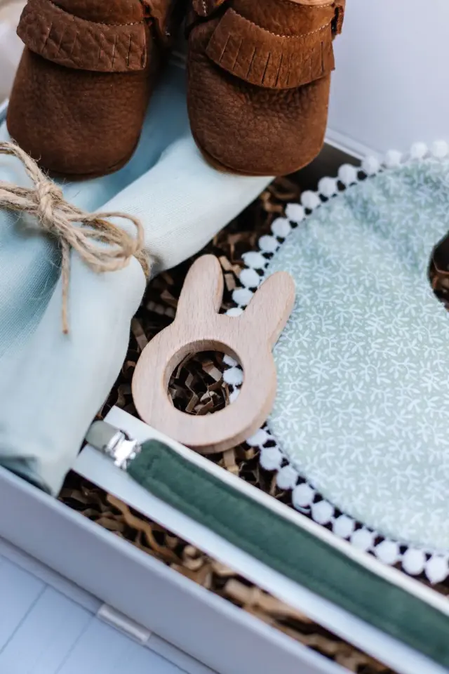 Erkek Bebek Hediye Seti - Yenidoğan Hediyesi - Yeşil