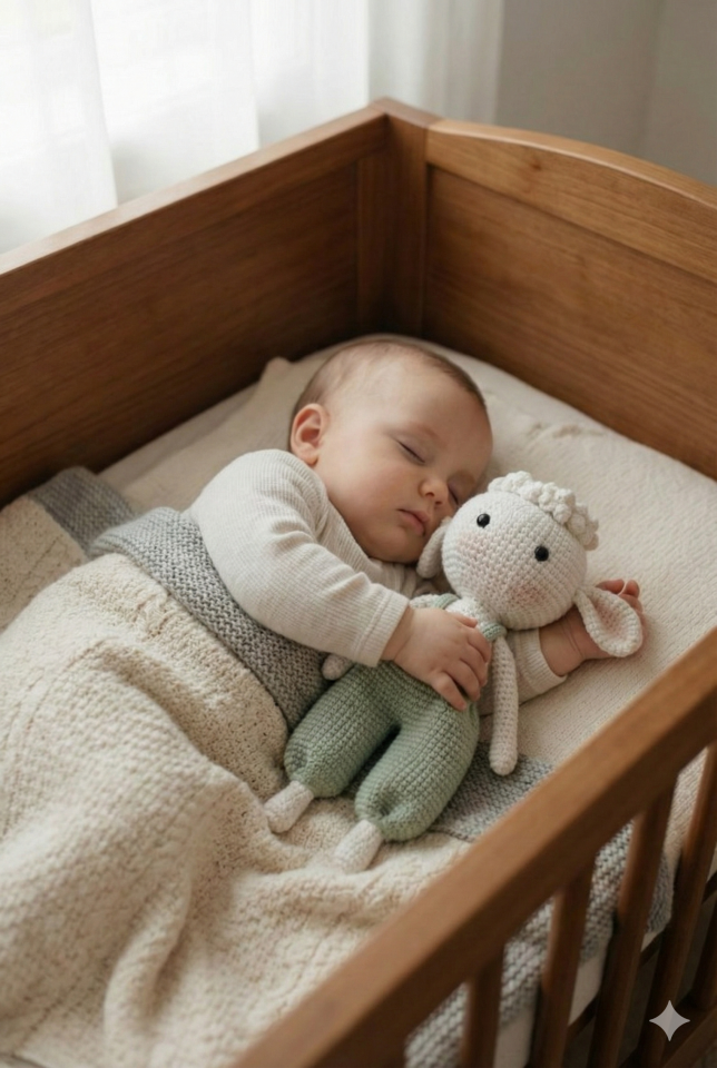 İlk Uyku Arkadaşım Yeşil Kuzu 30 cm