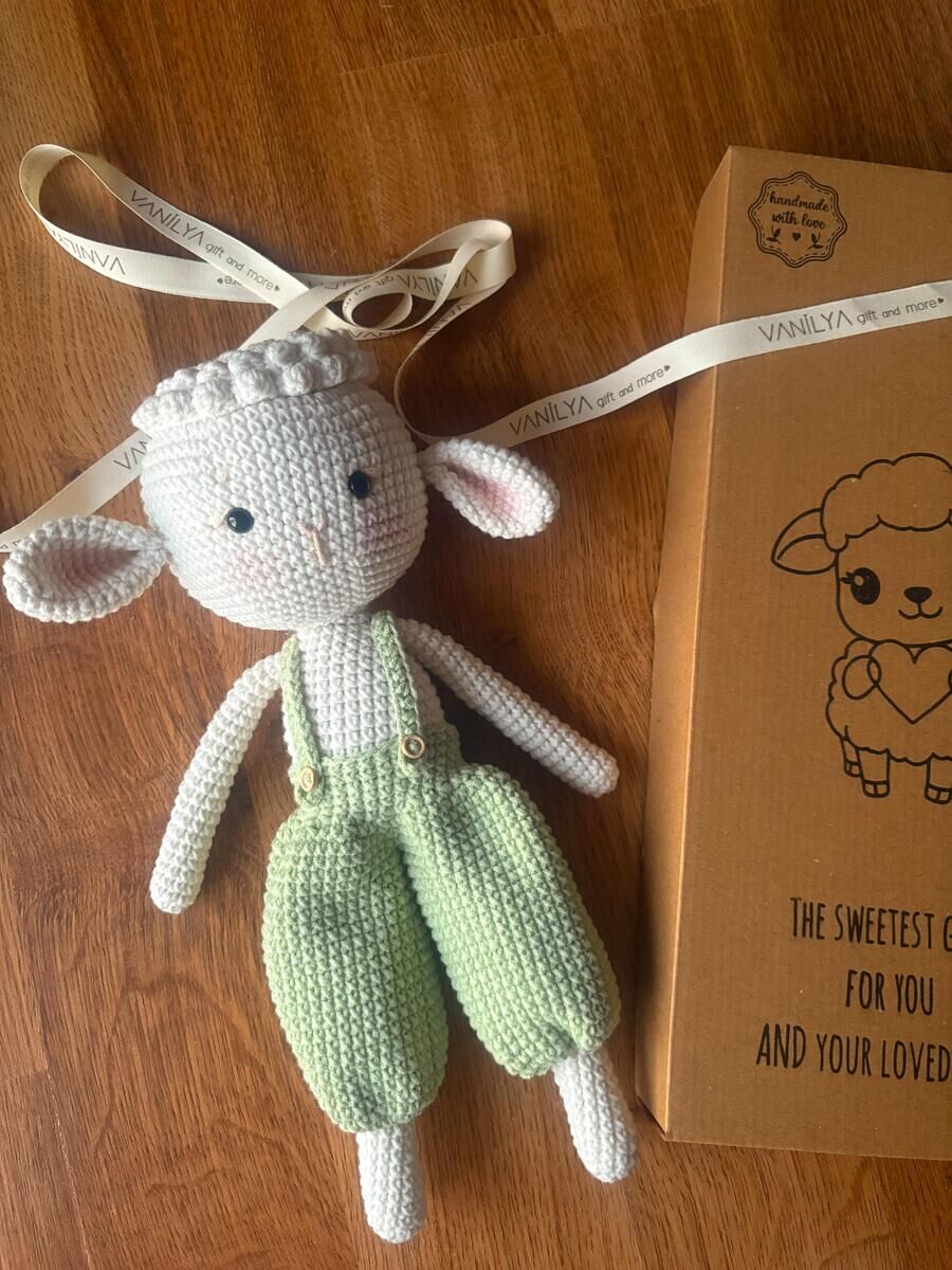 İlk Uyku Arkadaşım Yeşil Kuzu 30 cm