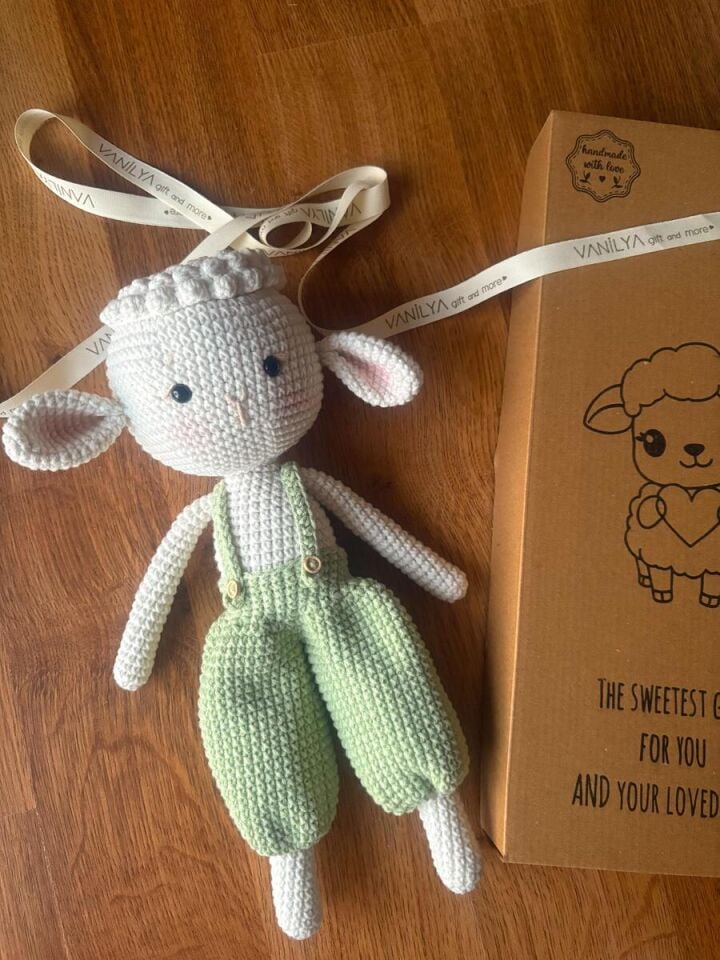 İlk Uyku Arkadaşım Yeşil Kuzu 30 cm