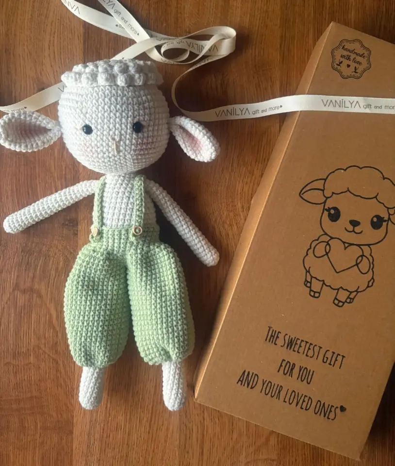 İlk Uyku Arkadaşım Yeşil Kuzu 30 cm