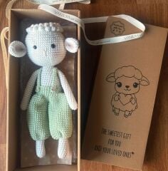 İlk Uyku Arkadaşım Yeşil Kuzu 30 cm