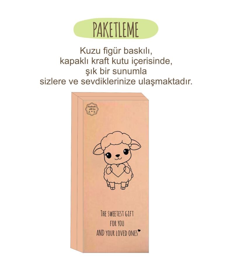 İlk Uyku Arkadaşım Mavi Kuzu 30 cm