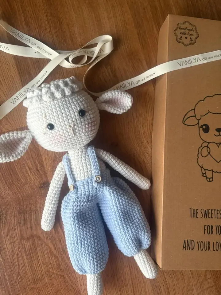 İlk Uyku Arkadaşım Mavi Kuzu 30 cm