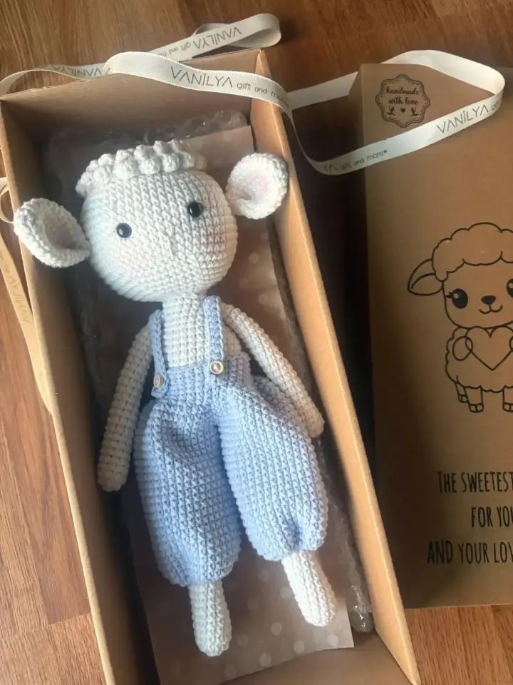 İlk Uyku Arkadaşım Mavi Kuzu 30 cm