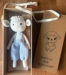 İlk Uyku Arkadaşım Mavi Kuzu 30 cm