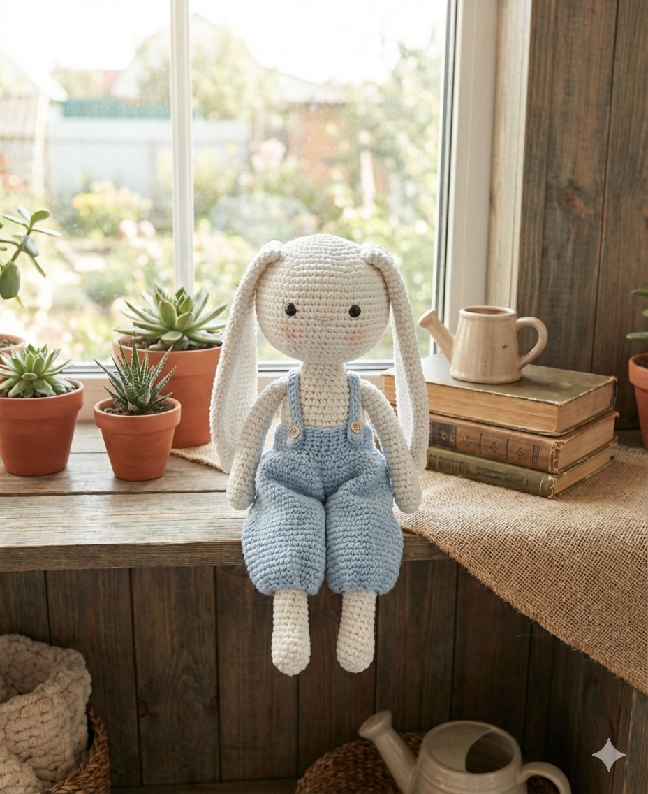 İlk Uyku Arkadaşım Mavi Tavşan 30 cm