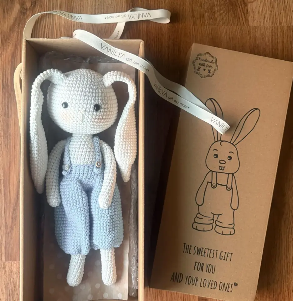 İlk Uyku Arkadaşım Mavi Tavşan 30 cm