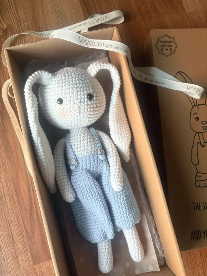 İlk Uyku Arkadaşım Mavi Tavşan 30 cm