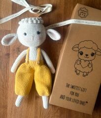 İlk Uyku Arkadaşım Sarı Kuzu 30 cm