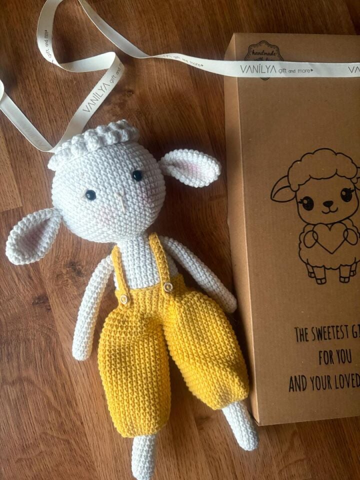 İlk Uyku Arkadaşım Sarı Kuzu 30 cm