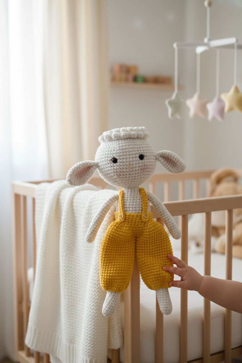 İlk Uyku Arkadaşım Sarı Kuzu 30 cm