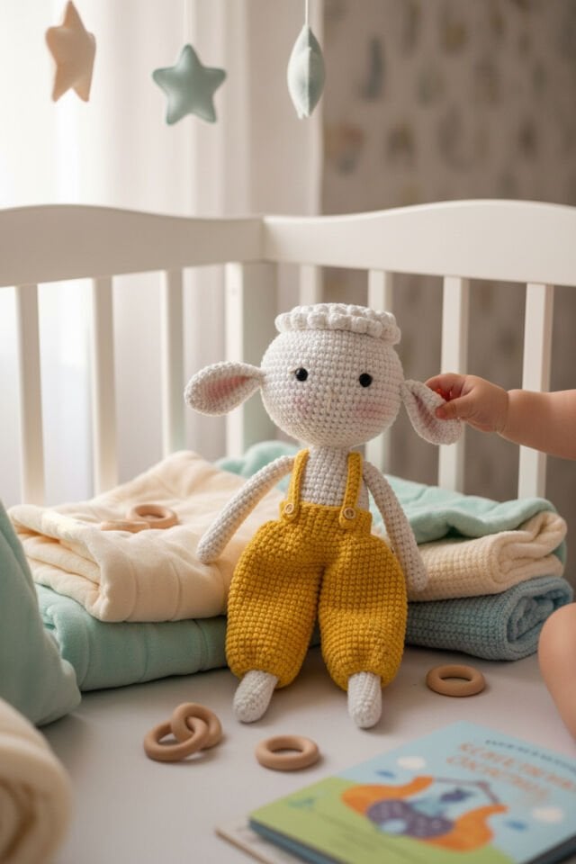 İlk Uyku Arkadaşım Sarı Kuzu 30 cm