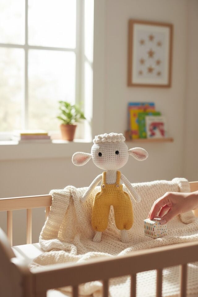 İlk Uyku Arkadaşım Sarı Kuzu 30 cm