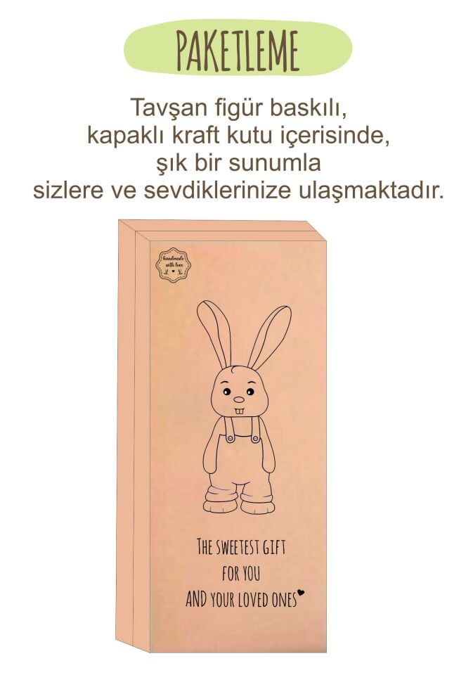 İlk Uyku Arkadaşım Bej Tavşan 30 cm