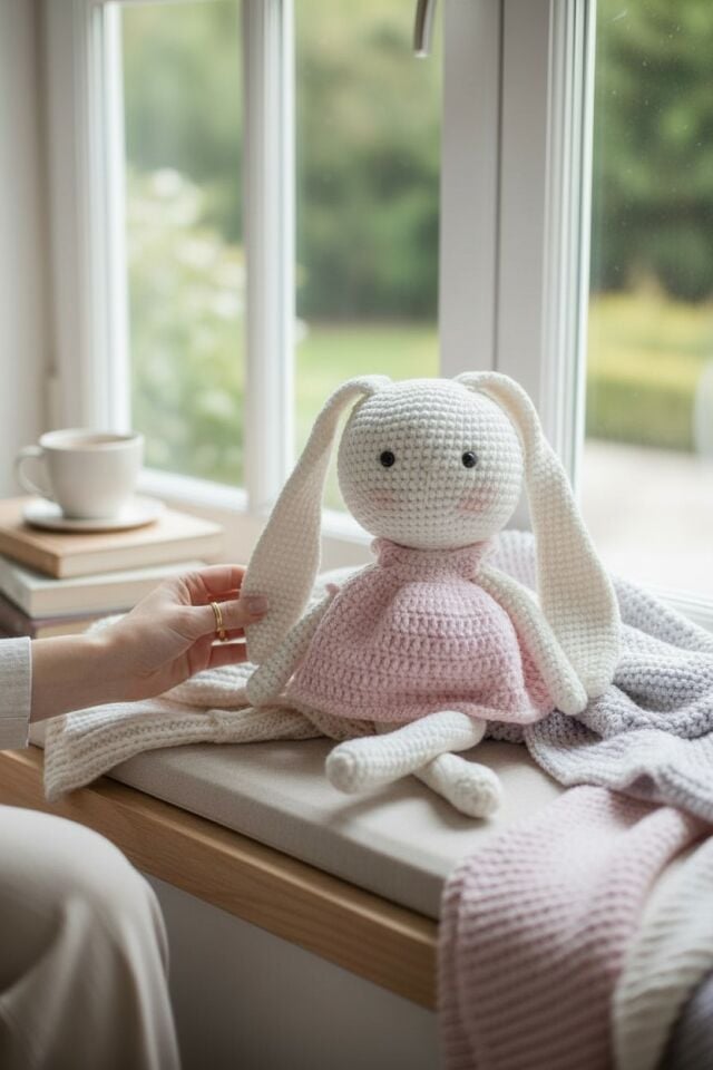 İlk Uyku Arkadaşım Pembe Tavşan 30 cm