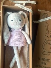 İlk Uyku Arkadaşım Pembe Tavşan 30 cm