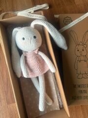 İlk Uyku Arkadaşım Somon Tavşan 30 cm