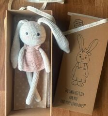 İlk Uyku Arkadaşım Somon Tavşan 30 cm