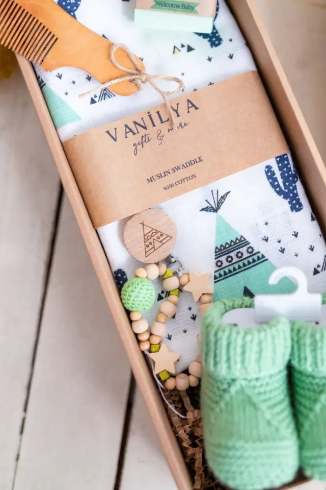 Erkek Bebek Hediye Seti - Boho Çadır