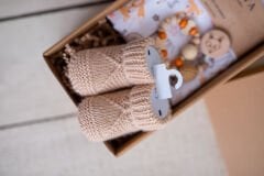 Erkek Bebek Hediye Seti - Boho Tilki