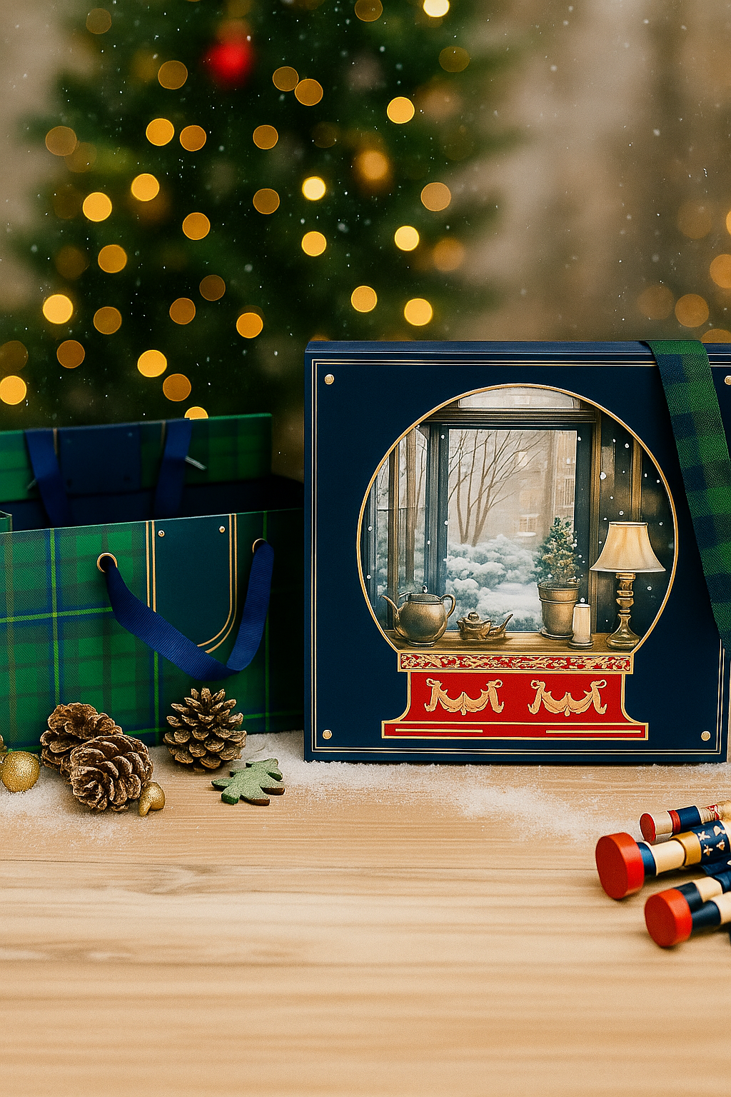 Yılbaşı Hediyelik Madlen Çikolata 32'li-Cozy Window