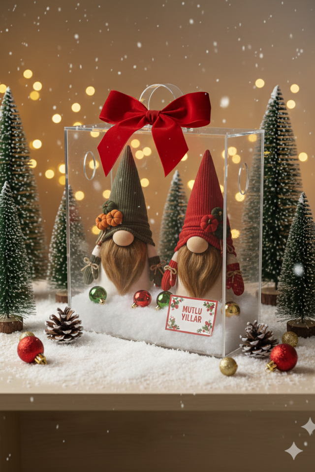 Yılbaşı Hediye Seti-Şans Cüceleri-Pine and Berry