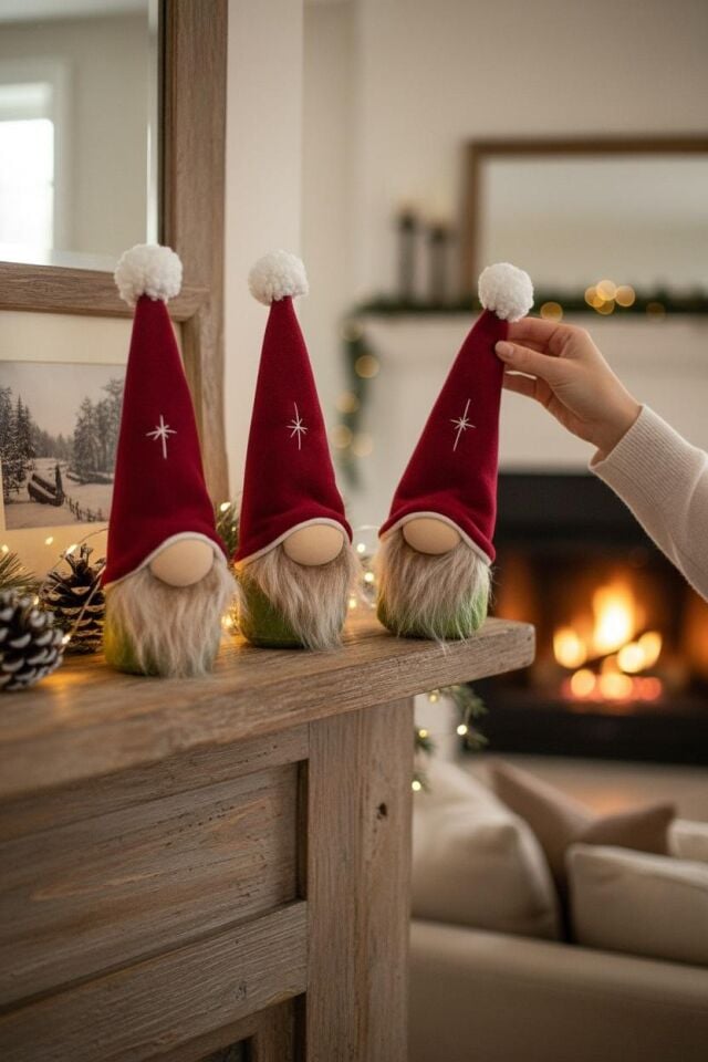 Dekoratif Yılbaşı Cücesi - Northern Light 23 cm