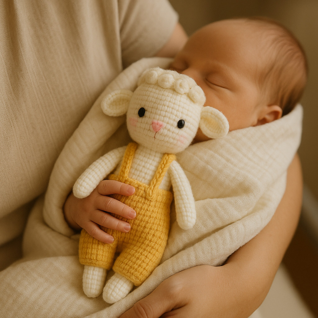 İlk Uyku Arkadaşım Sarı Kuzu 30 cm